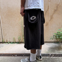BLACK 3/4 Jesus saves shorts