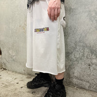 WHITE 3/4 Jesus saves shorts