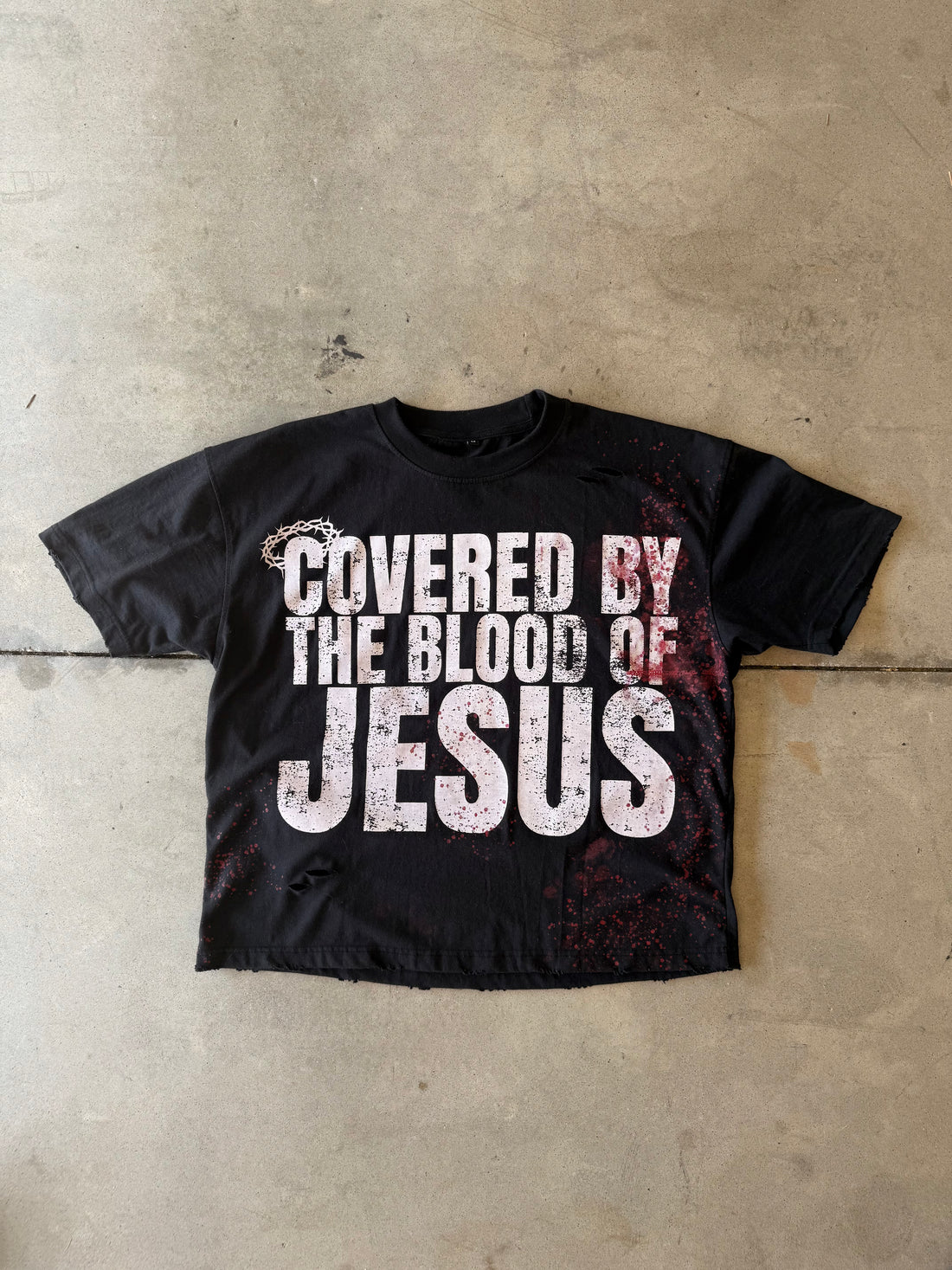 BLACK 'His Blood' Tee