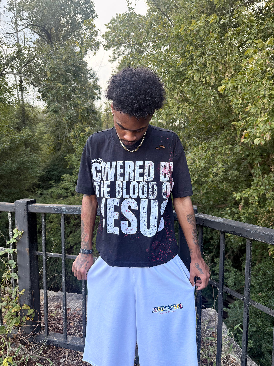 BLACK 'His Blood' Tee
