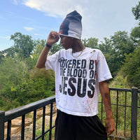 WHITE 'His Blood' Tee