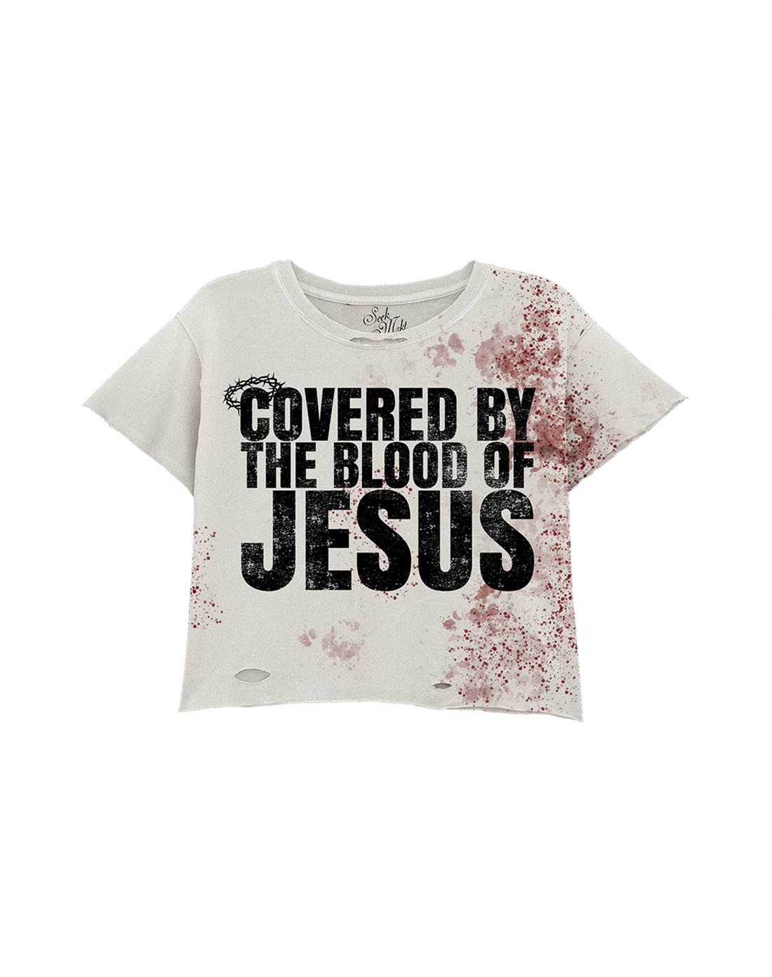 WHITE 'His Blood' Tee